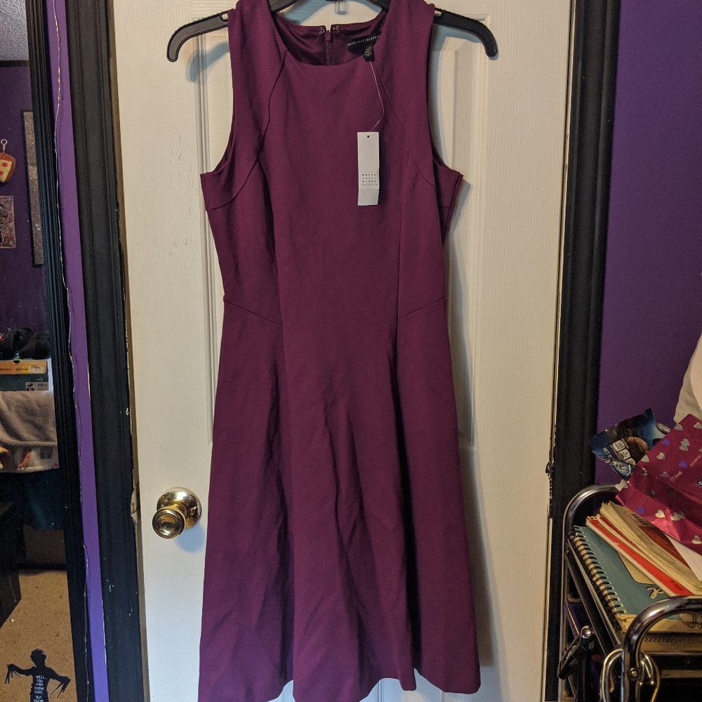 Plum Royalty SP dress by White House Black Market